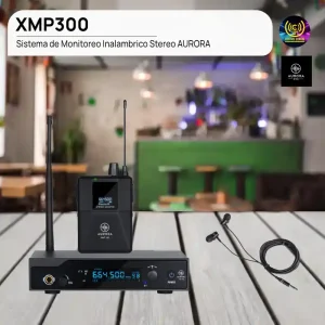 sistema de monitoreo inalambrico stereo aurora xmp300