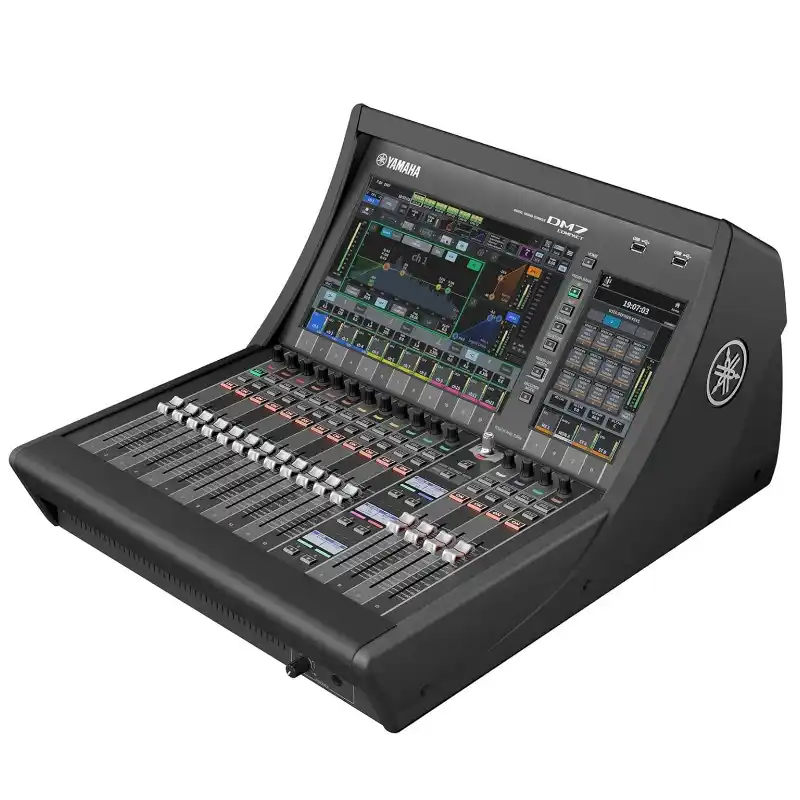 consola de mezcla digital compacta de 72 canales yamaha dm7