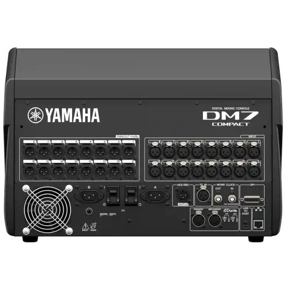 consola de mezcla digital compacta de 72 canales yamaha dm7