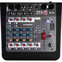allen & heath zedi 8 mezclador híbrido compacto/interfaz usb
