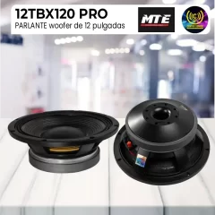 parlante mte 12tbx120 pro 2400w