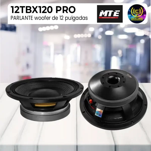 parlante mte 12tbx120 pro 2400w