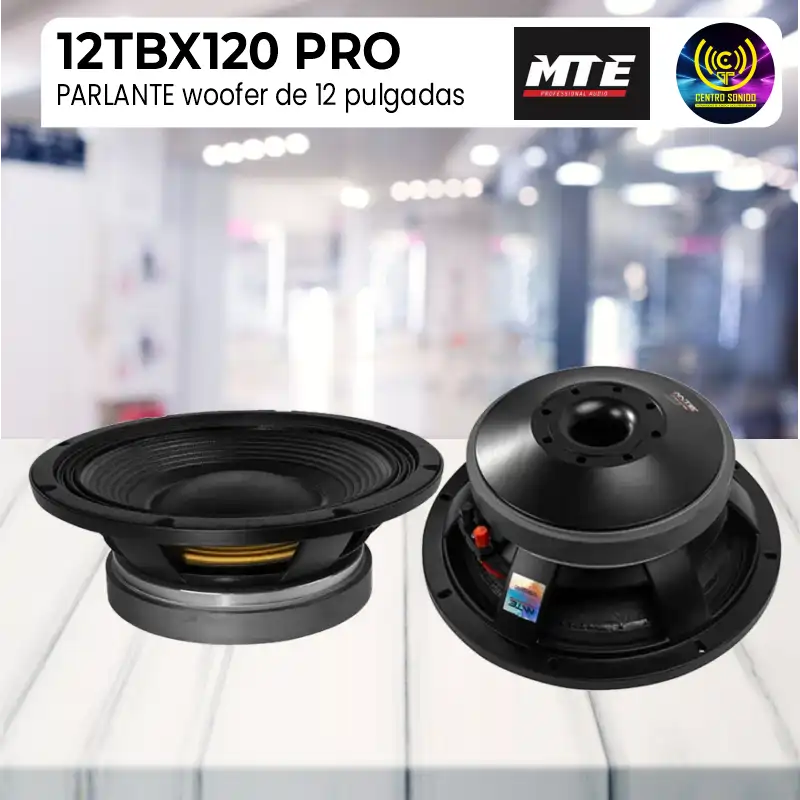 parlante mte 12tbx120 pro 2400w