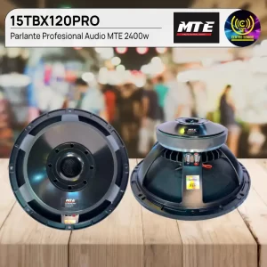 parlante mte 15tbx120pro 2400w