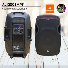 Cabina Activa AUDIOLIVE AL1200EMP3 de 15 Pulgadas - Imagen 1