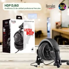 hercules hdp dj60 audifonos dj de calidad profesional