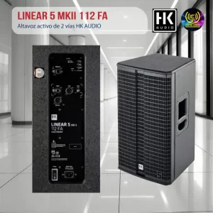 altavoz activo de 2 vías linear 5 mkii 112 fa