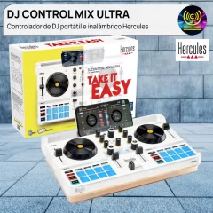 controlador de dj portátil e inalámbrico dj control mix ultra