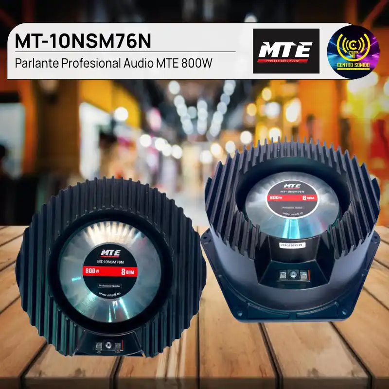 parlante mte mt 10nsm76n 800w