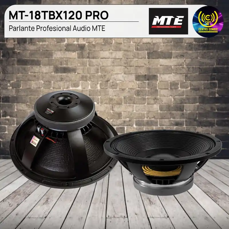 parlante mt 18tbx120 pro