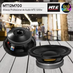 parlante mte mt12m700 1200w