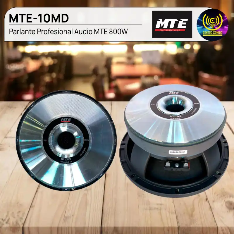 parlante mte 10md 800w