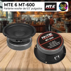 parlante mte 6 mt 600 500w