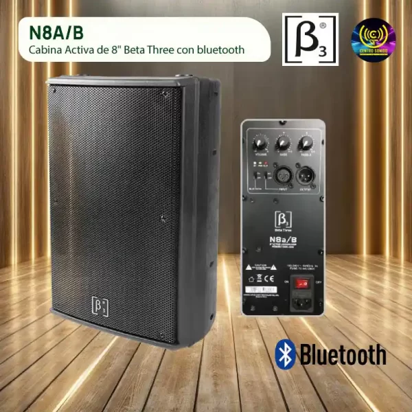 cabina activa n8a/b beta three activa 8″ bluetooth