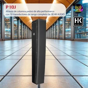 altavoz de columna pasivo de alta performance con 10 transductores de rango completo de 3″ p10j