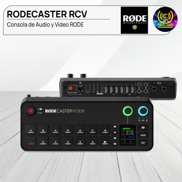 consola de audio y video rode rodecaster rcv