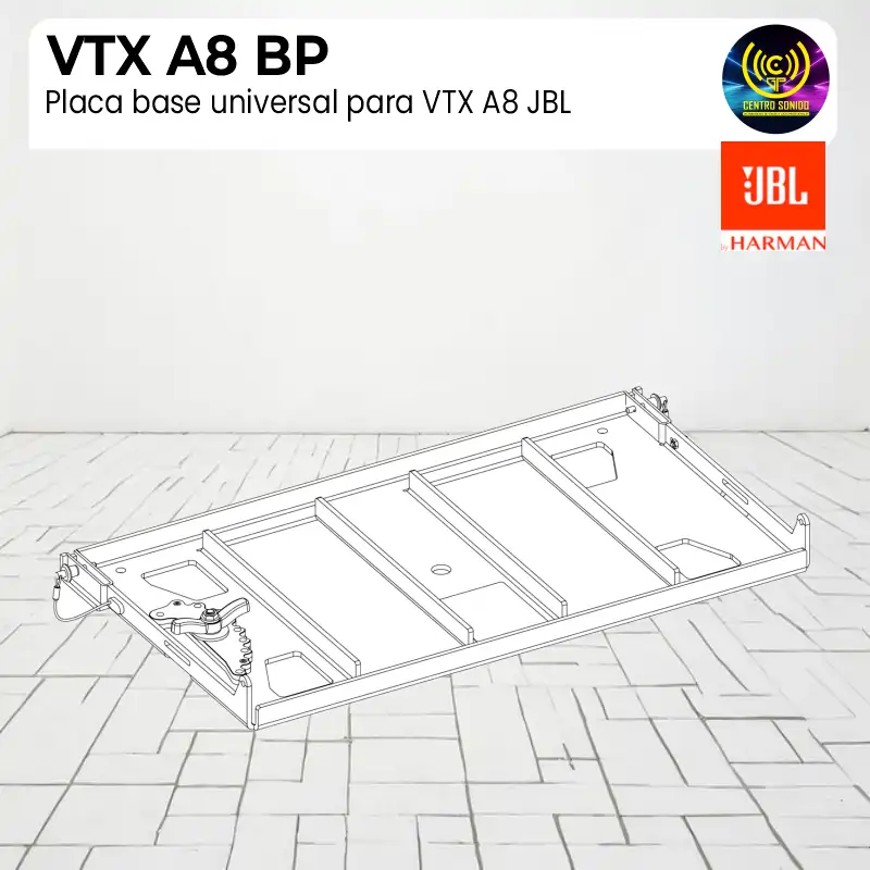 jbl vtx a8 bp placa base universal para vtx a8