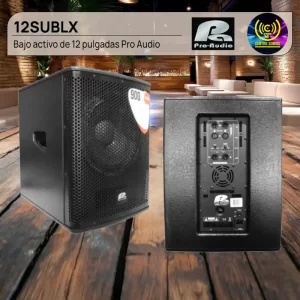 bajo activo de 12 pulgadas 12sublx pro audio