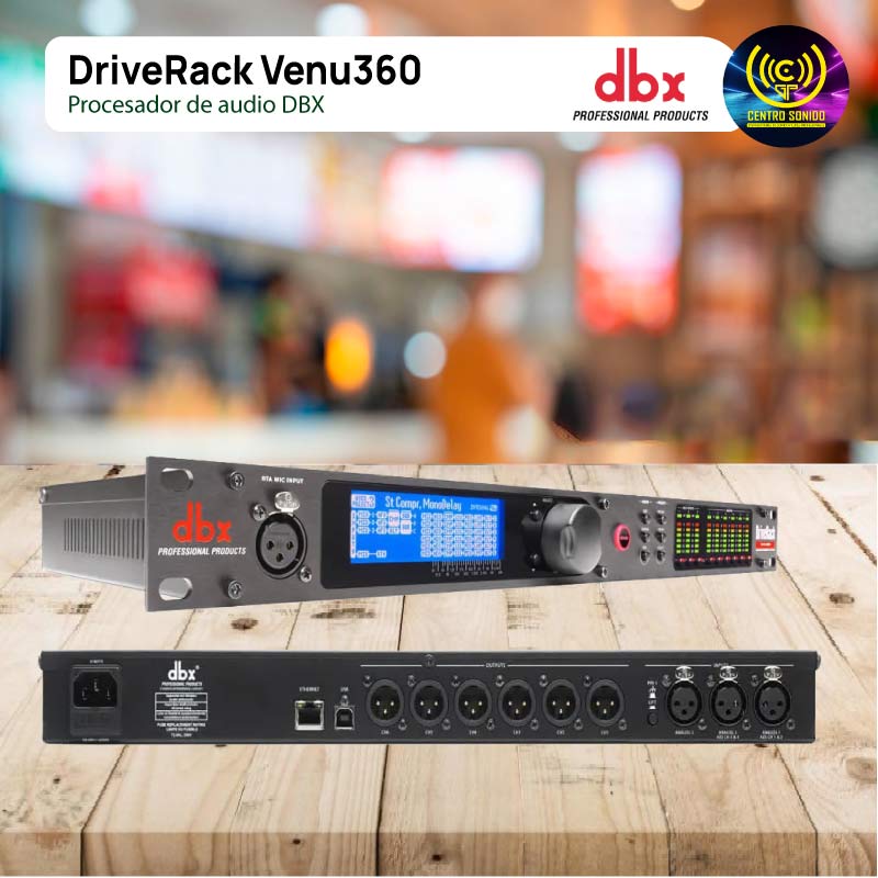 procesador de audio dbx driverack venu360