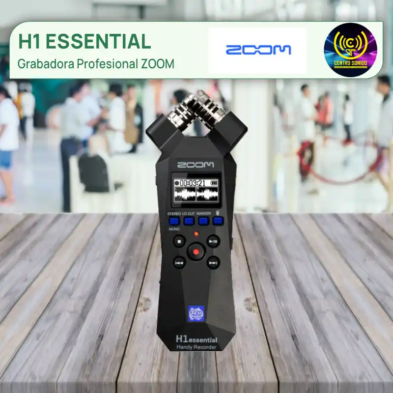 grabadora profesional zoom h1 essential
