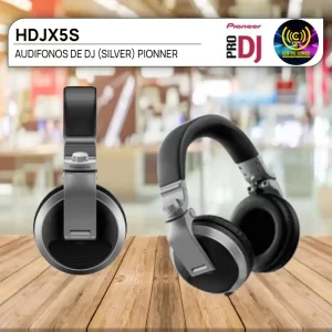 audifonos dj (silver) pioneer hdjx5s