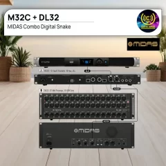 midas combo m32c + dl32 digital snake