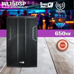 altavoz activo wl15dsp pro dj 15″