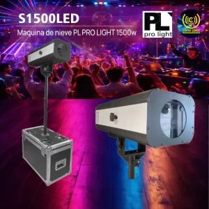 s1500led maquina de nieve pl pro light 1500w
