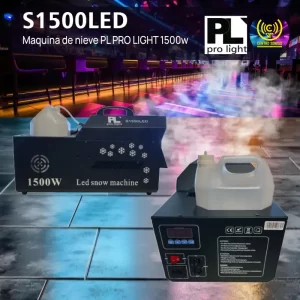 s1500led maquina de nieve pl pro light 1500w