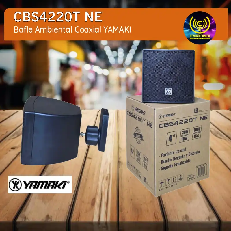 yamaki cbs4220t ne bafle ambiental coaxial