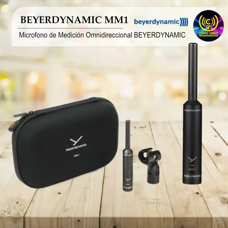microfono de medición omnidireccional beyerdynamic mm1