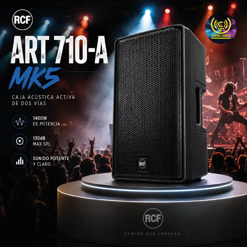 art 710 a mk5 portable caja acùstica activa de dos vìas