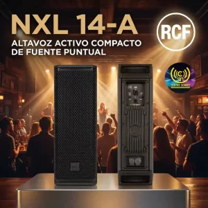 nxl 14 a altavoz activo compacto de fuente puntual