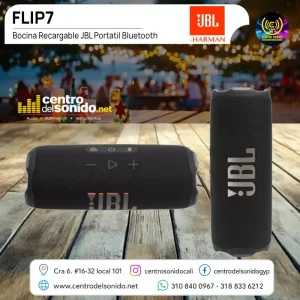 bocina recargable jbl flip7 portatil bluetooth