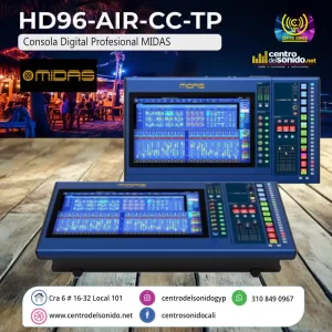 consola digital profesional midas hd96 air cc tp