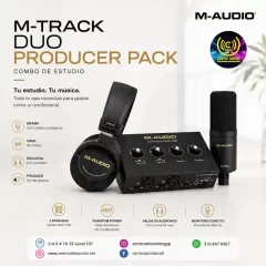 combo de estudio producer m audio m track duo