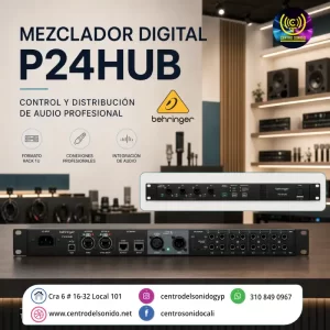 mezclador digital behringer p24 hub