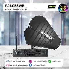 antena direccional shure pa805swb