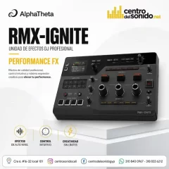 alphatheta rmx ignite – unidad de efectos dj profesional performance fx